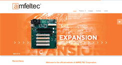 Desktop Screenshot of amfeltec.com