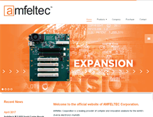 Tablet Screenshot of amfeltec.com